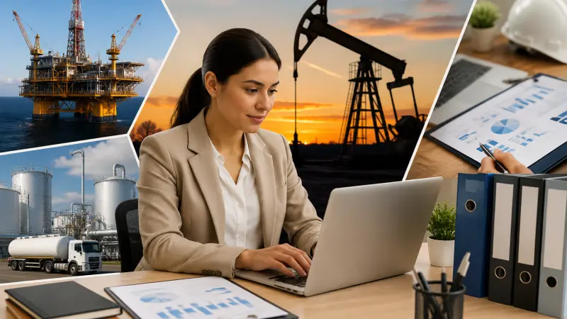 Curso Gratis de Auxiliar Administrativo en Empresas Petroleras con Certificado Avalado